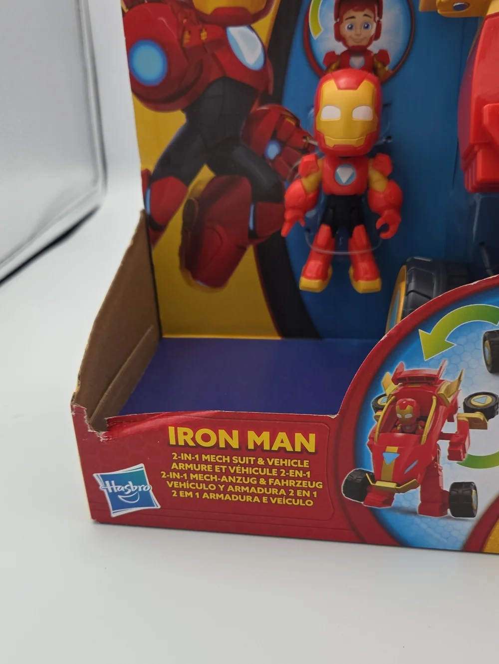 Marvel Iron Man And His Awesome Friends 2 In 1 Mech Suit & Vehicle NIB